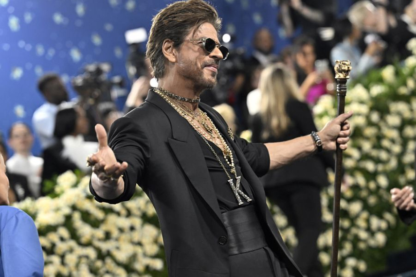 Put Shah Rukh Khan in a bathtub of rose petals and he’ll sell soap. Put him in a couture black suit on a global stage and he could have sold India to the world.