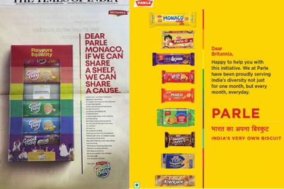 Britannia and Parle trade barbs, and biscuits, in a Pride Month brand moment