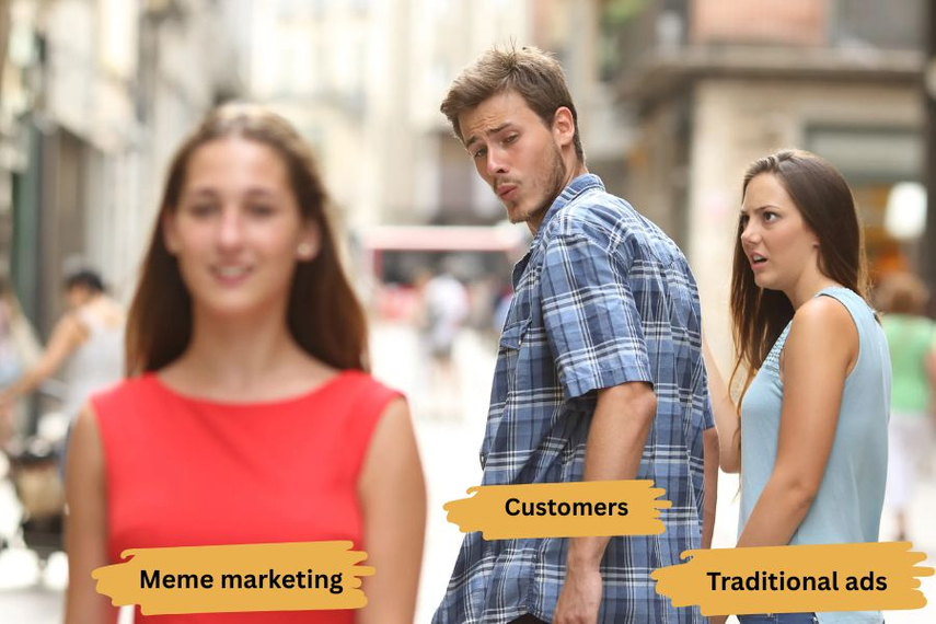 Unlike ads, which often feel one-way, memes encourage participation, sparking conversations and user-generated content, transforming viewers into advocates.