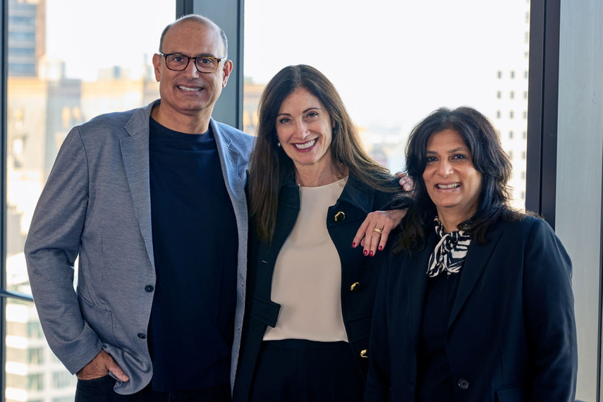 WPP: (from left to right) Laurent Ezekiel, global chief executive of Ogilvy, Cindy Rose and Devika Bulchandani, chief operating officer