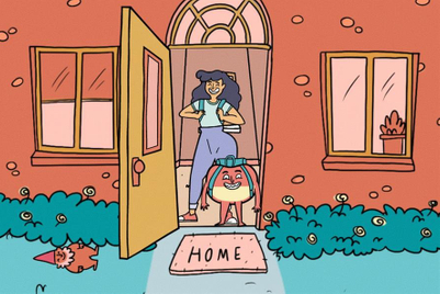 Bobo and Bladder adventure through Elvie's funny ads about female incontinence