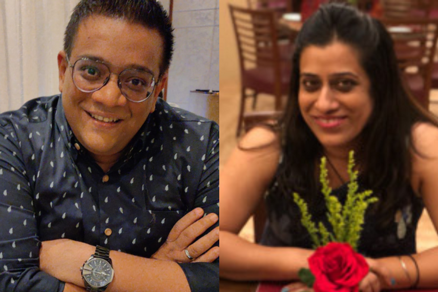 Nihal Ghosh (left) and Deepali Oroskar
