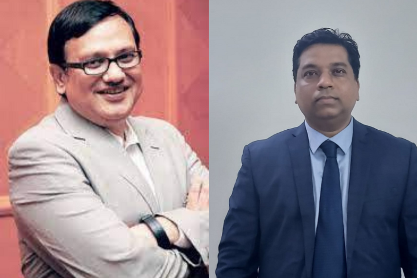 Anooj Kapoor (left) and Tushar Bansal
