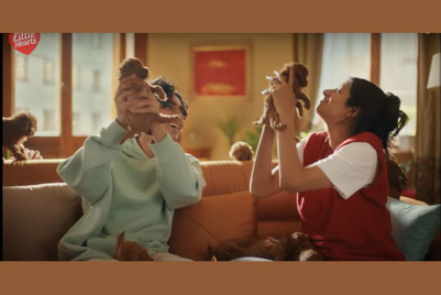 Britannia Little Hearts’ fresh look sees nostalgia meets puppy playfulness