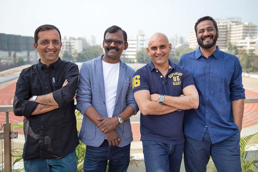 From left: Hodiwala, Gaikwad, Menezes and Mehta