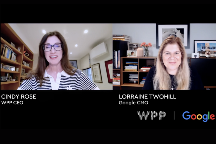 WPP CEO Cindy Rose talks to Google's CMO, Lorraine Twohill, about the partnership