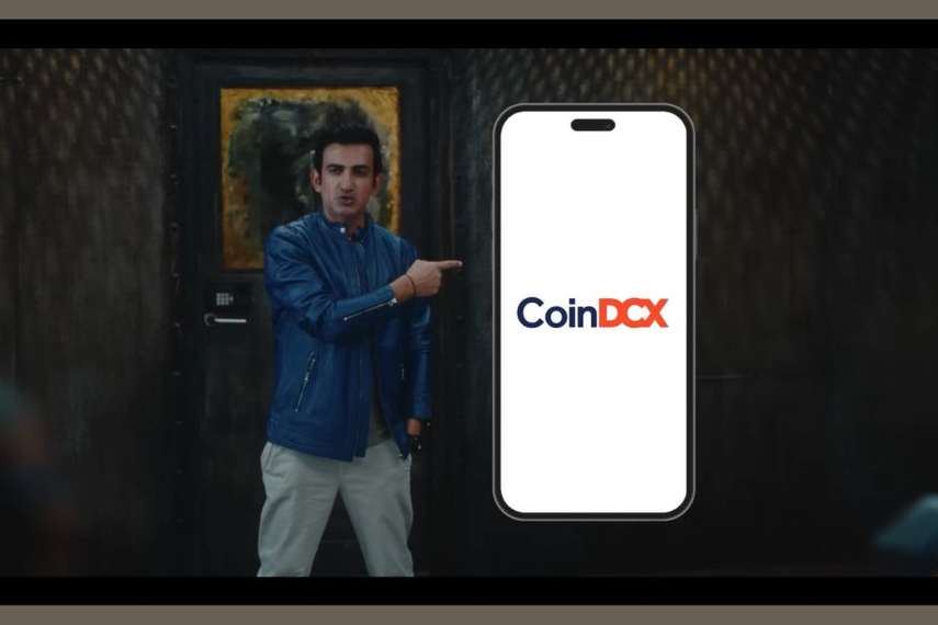 Gautam Gambhir in CoinDCX's 'Learn Karo. Crypto Karo' campaign.