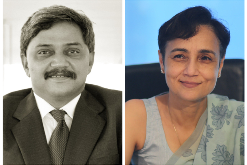 Kartik Iyer (left) and Divya Karani