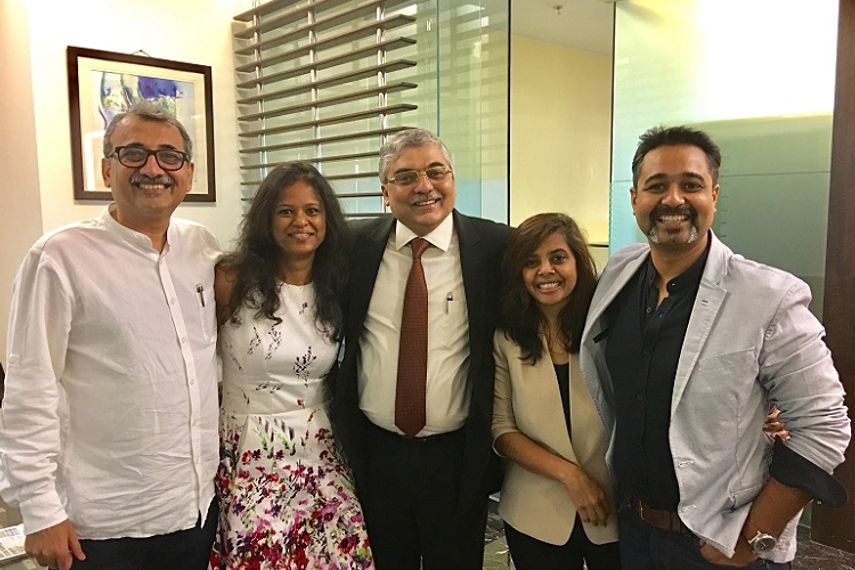 From left -Hemant Suthar, Geeta Suthar, Ashish Bhasin, Priyanka Agrawal, Tanay Kumar