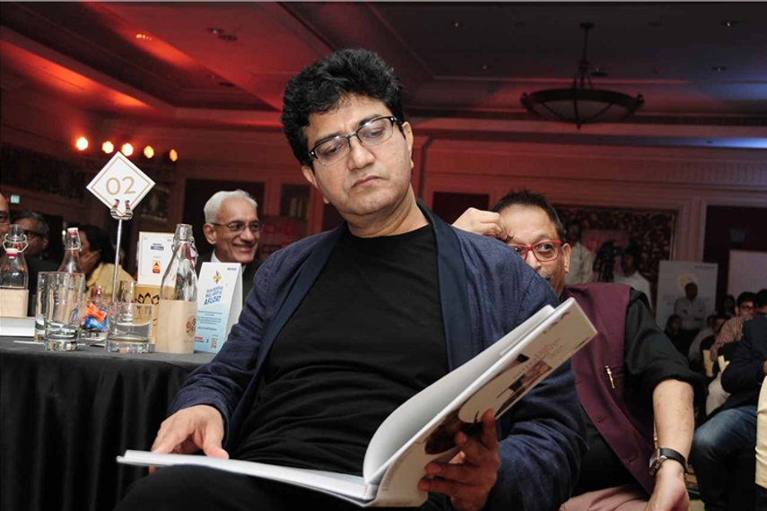 Prasoon Joshi, chairperson McCann Worldgroup, Asia-Pacific gets a sneak preview of the book at a recent event in Mumbai