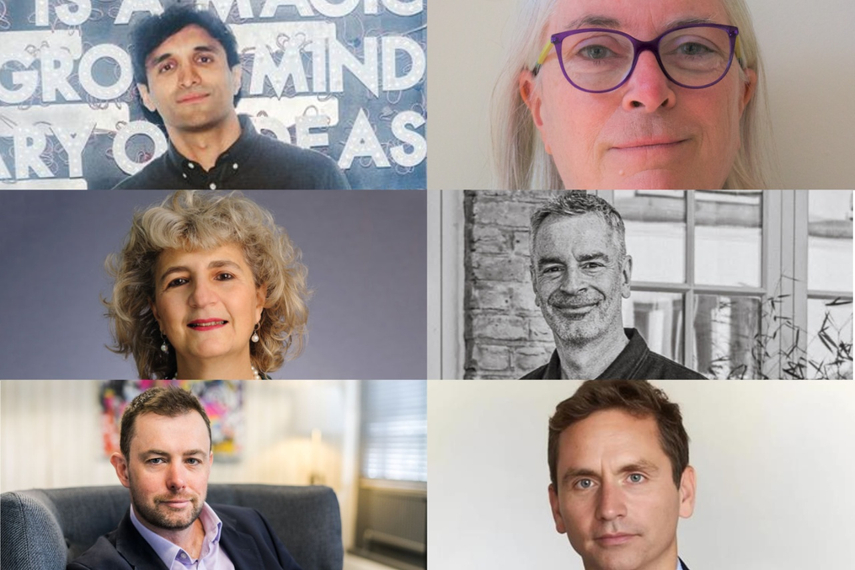 Clockwise from top right: Fiona Orford-Williams, Anthony Freedman, Ian Whittaker, Peter Reid, Lorna Tilbian and Ajaz Ahmed