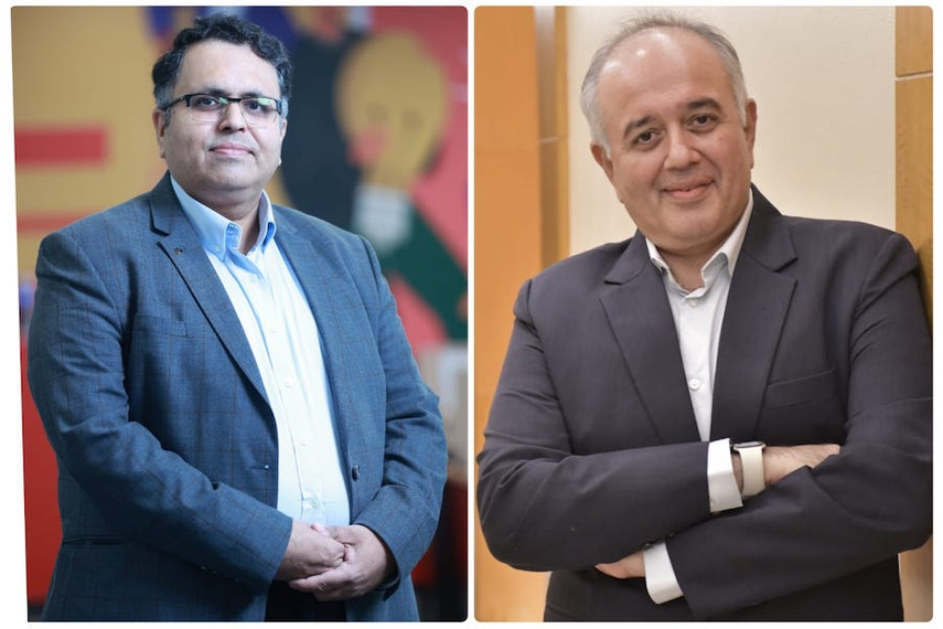 Mohit Joshi, co-chair of the Goafest 2025 organising committee and chief executive officer of Havas Media Network India (L) and Jaideep Gandhi, chairman, Goafest 2025 organising committee, and founder, Another Idea (R)