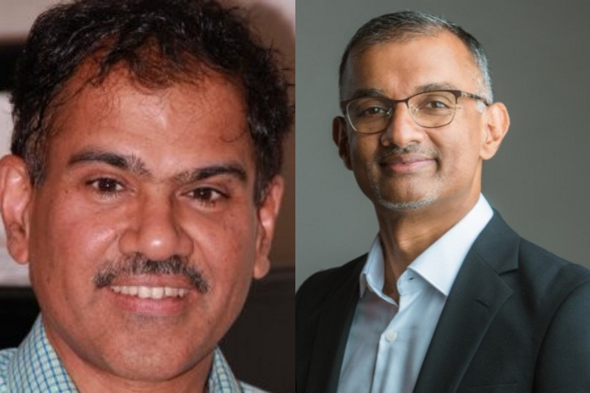 Madhusudhan Rao (left) and Deepak Subramanian