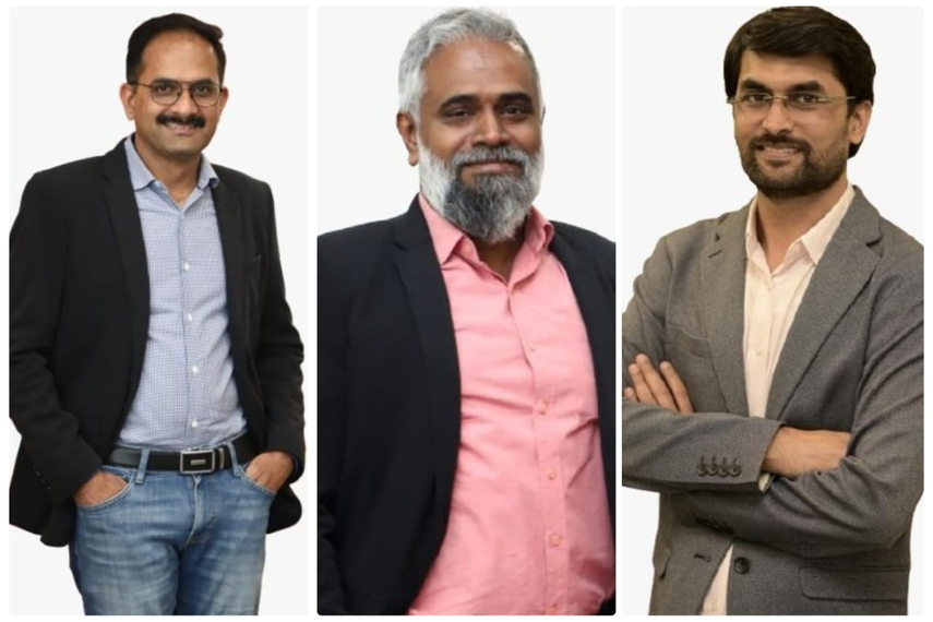 Newly elevated leaders at Havas Media India (L to R): Ramsai Panchapakesan,  president – investments and partnerships, Binu Thomas, managing partner – investments and buying, and Manish Sharma, president – Arena India