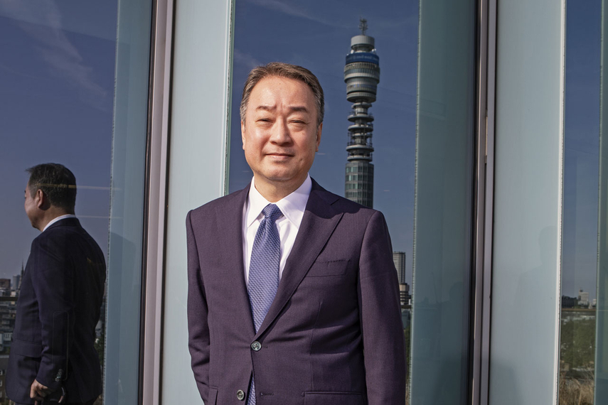 Hiroshi Igarashi responded to speculation about the future of Dentsu's international business