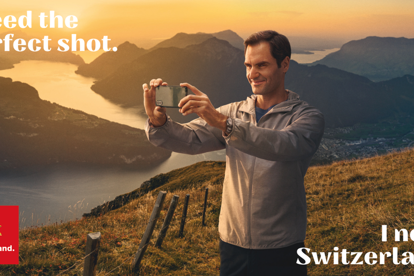 Roger Federer for Switzerland Tourism