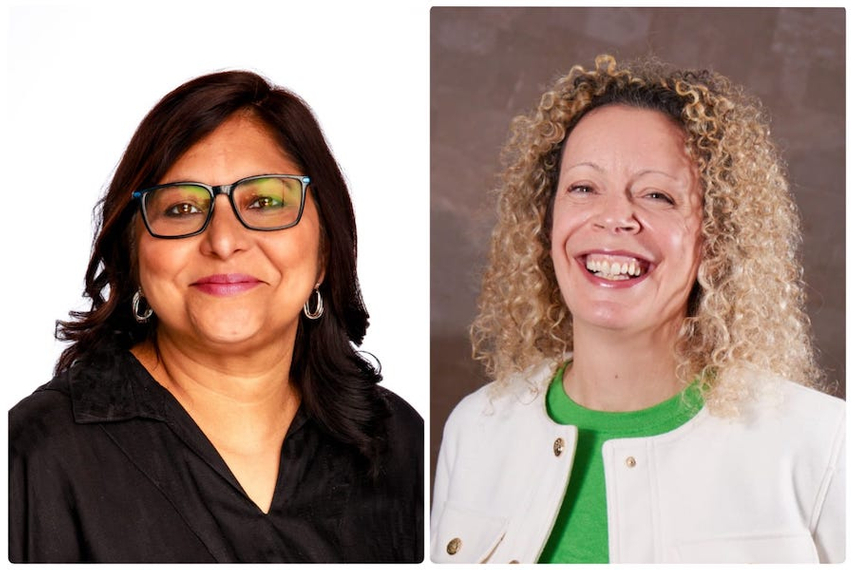 Aditi Mishra, CEO, Lodestar UM (L) and Susan Kingston-Brown, global brand president, UM (R)