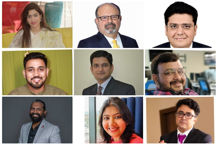 Top row (L to R): Inu Majumdar, Harrish Bhatia, and Amar Vanzara | Middle row (L to R): Aditya Kale, Nilesh Kadam, Pranay Naigaonkar | Bottom row (L to R): Preetam Thingalaya, Tina Chakrabarti, and Viplove Gupte