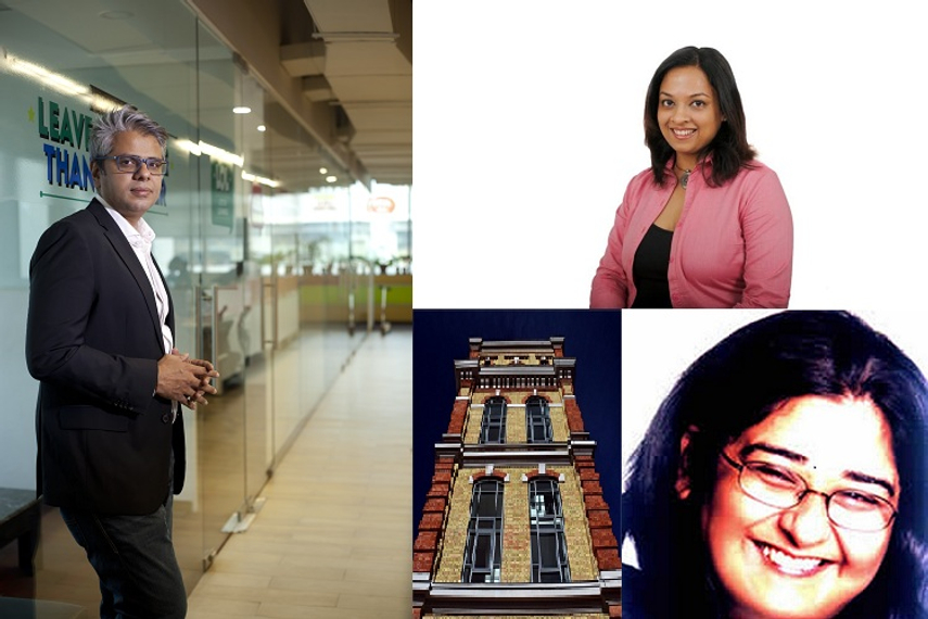 (Clockwise from left) Shams Jasani, Avantika Hari Agrawal and Vinta Nanda