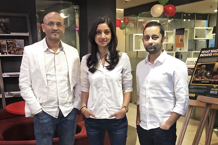 From left: Suraja Kishore, Jazryk Gill and Nikhil Mahajan