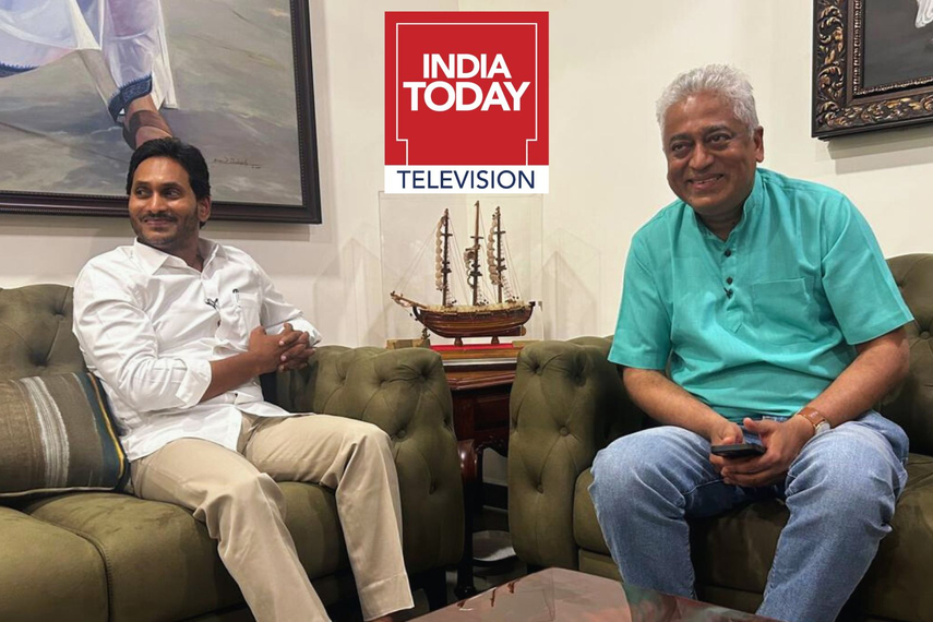 Andhra Pradesh CM Jagan Mohan Reddy in conversation with India Today's Rajdeep Sardesai
