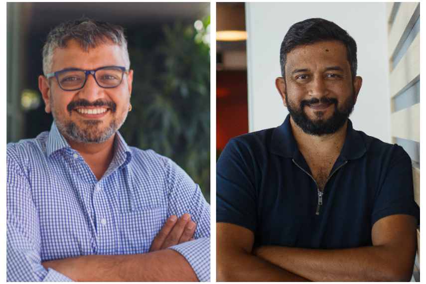 Kunal Jeswani (left) and VR Rajesh