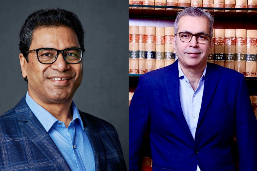Sanjay Khanna (left) and Manoj Adlakha