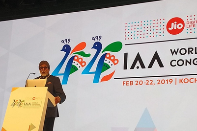 IAA World Congress: Amitabh Bachchan says Dharm, Sri Sri Ravishankar says Dharma is equally good