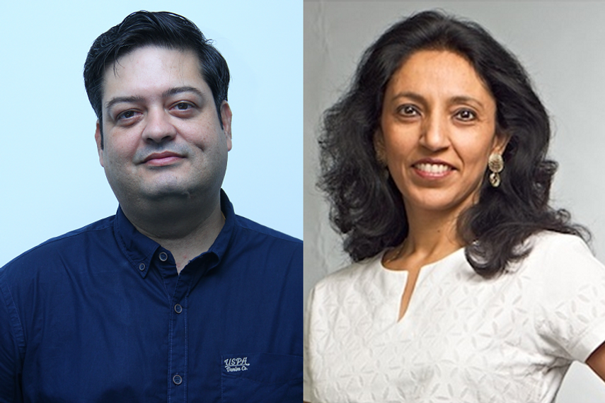 Sanjeev Jasani (left) and Atika Malik