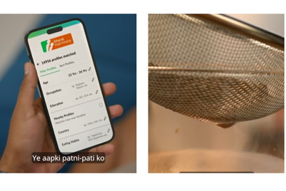 Bharat Matrimony takes the humour route to disclose filter feature