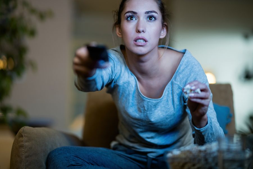 34% respondents from Hyderabad identify themselves as binge-watchers at home. Image source: Freepik.