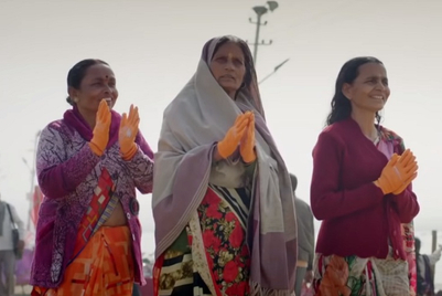 ICICI Lombard claps for women at the Kumbh Mela