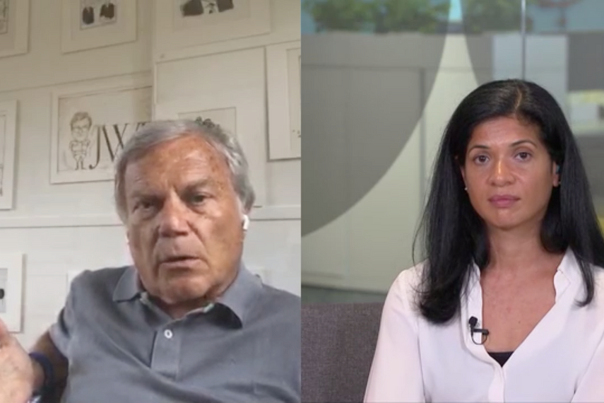 Sir Martin Sorrell and Campaign Asia group director Atifa Silk