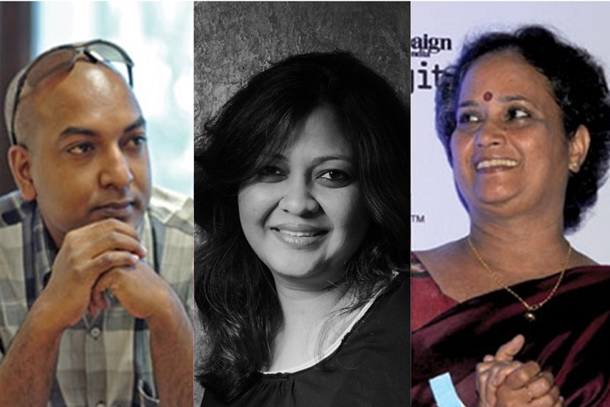From left - Gokul Krishnamoorthy, Nisha Singhania and Dr Sharada