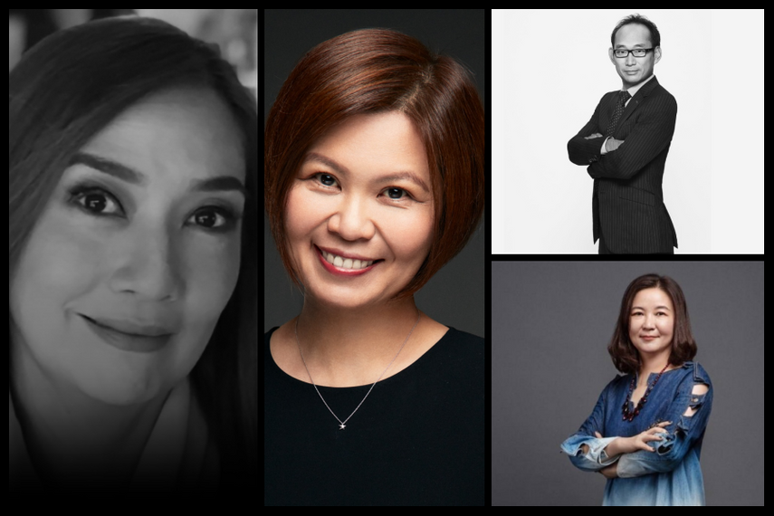 Left to right: Merlee Jayme, Jean Lin, Keith Ishikawa (top), Tammy Sheu (bottom)