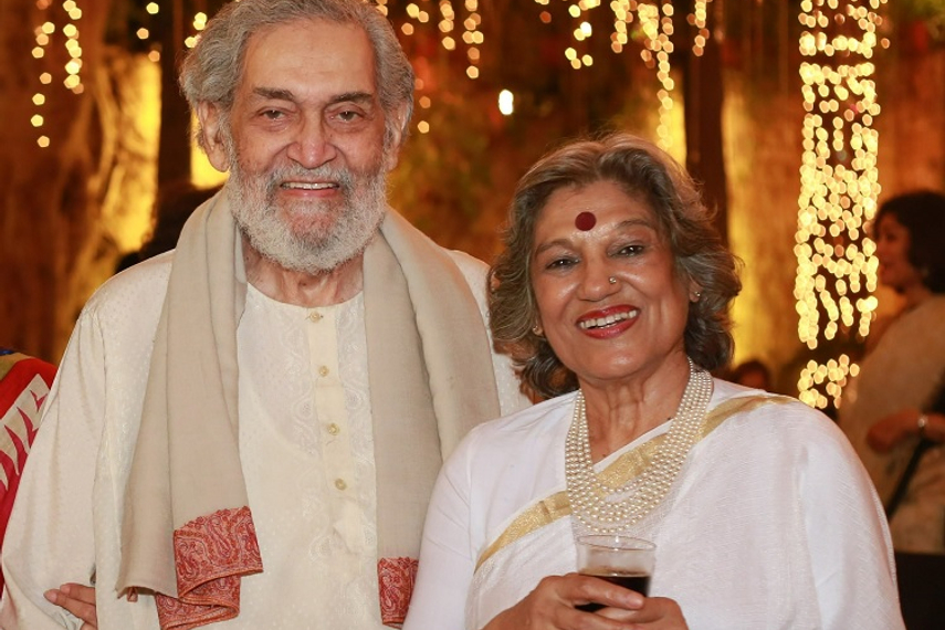 Gerson da Cunha and Dolly Thakore at the latter's 75th birthday