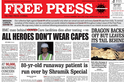 Free Press Journal asks India to help cancel out Covid