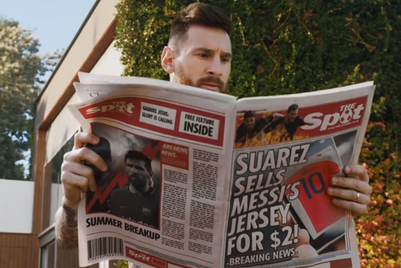 FC Barcelona's Leo Messi and Luis Suarez turn foes in Gatorade global campaign