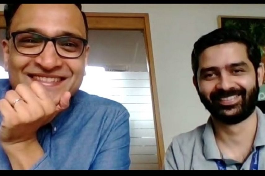 Gautham Narayanan (left) and Nikhil Dhar