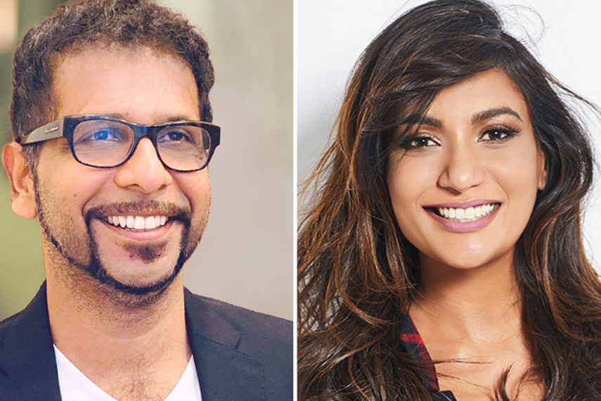 Darpan Sanghavi (left) and Malini Agarwal
