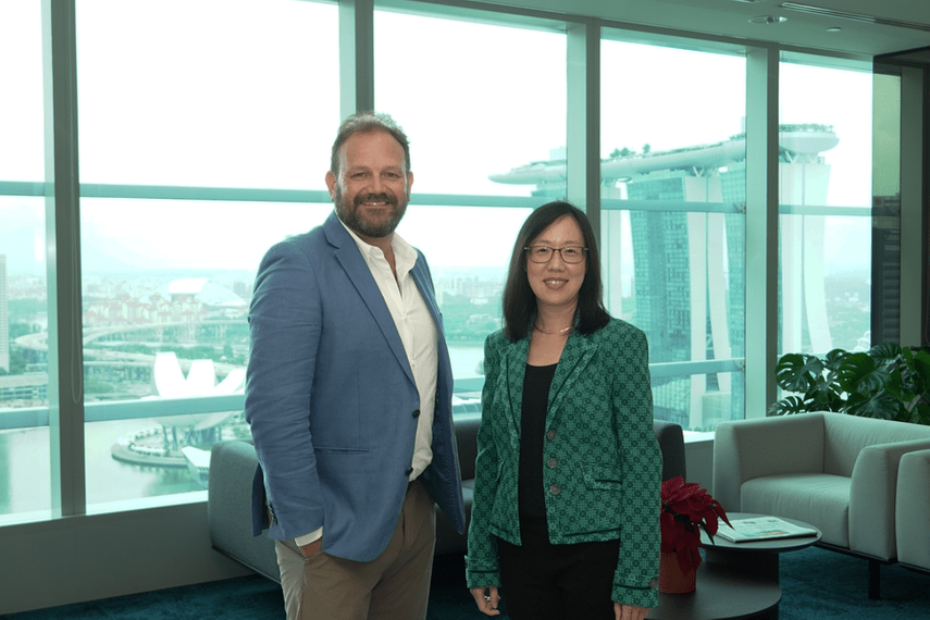 Mark Worthington and Ang Shih-Huei, co-founders of Klareco Communications. Photo: Handout