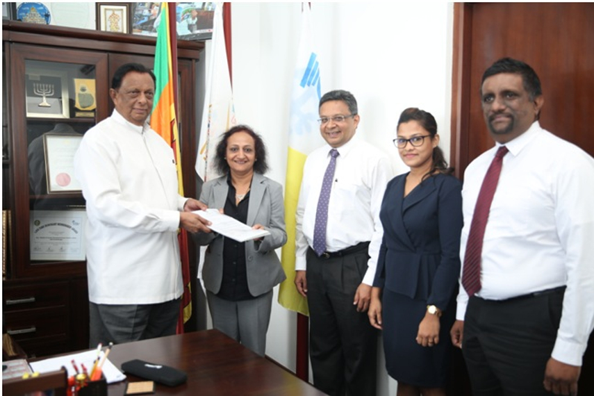 From left: John Amarathunga, Anita Nayyar, Sutheash Balasubramanium, Sashi Hettiwatta and Udana Wickramasinga