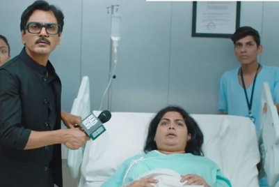 Nawazuddin Siddiqui spreads the 'good news' of HDFC's acquisition of Apollo Munich