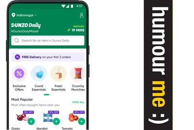 Dunzo Daily assigns creative mandate to Humour Me