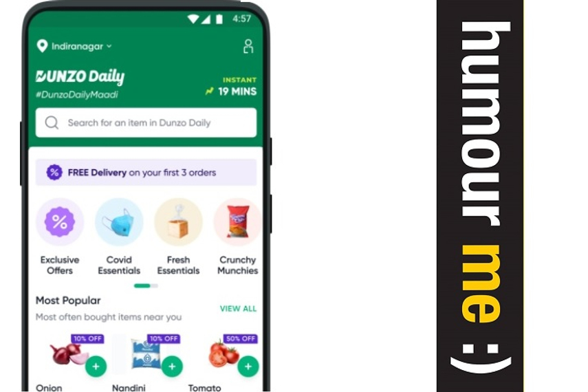 Dunzo Daily assigns creative mandate to Humour Me