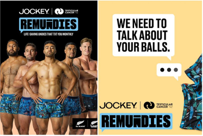 NZ All Blacks players ask men to check out their balls