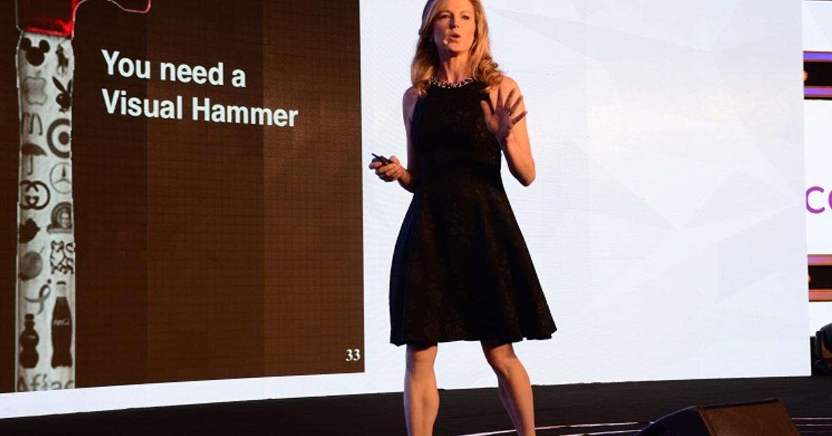 Goafest 2017: Use the visual hammer, Laura Ries | Marketing | Campaign ...