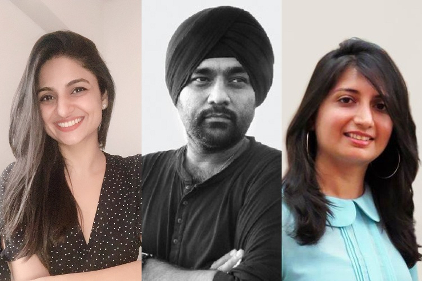 (L-R) Ashima Mehra, Maninder Bali and Sarina Baretto