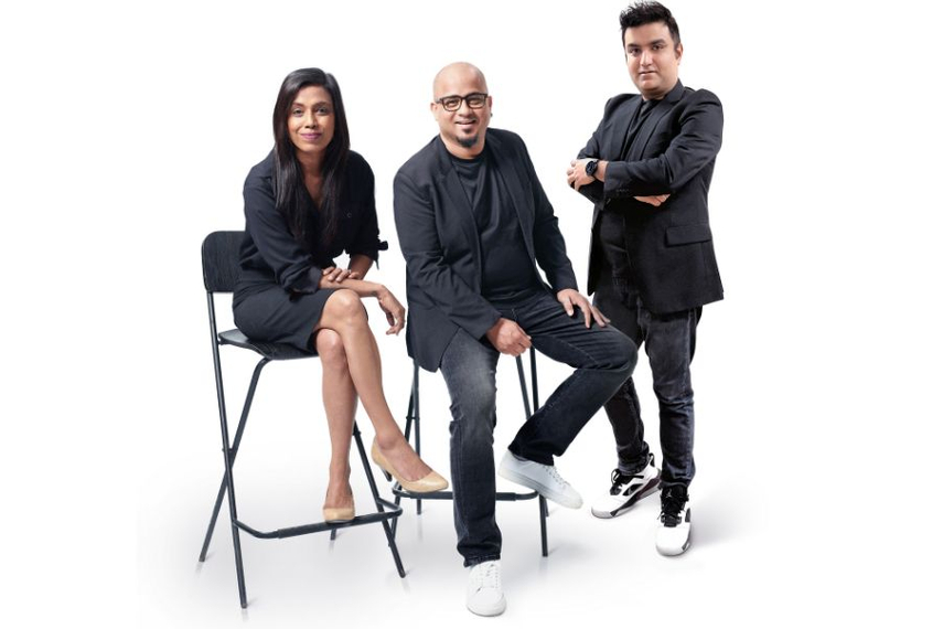 Leo Burnett's new managing directors Neetika Aggarwal and Abhimanyu Khedkar, with head of strategy Saurabh Dahiya