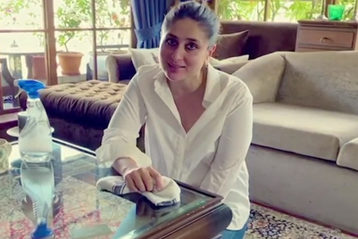 Lizol gets Kareena, Saif to spread public message to disinfect and clean surfaces